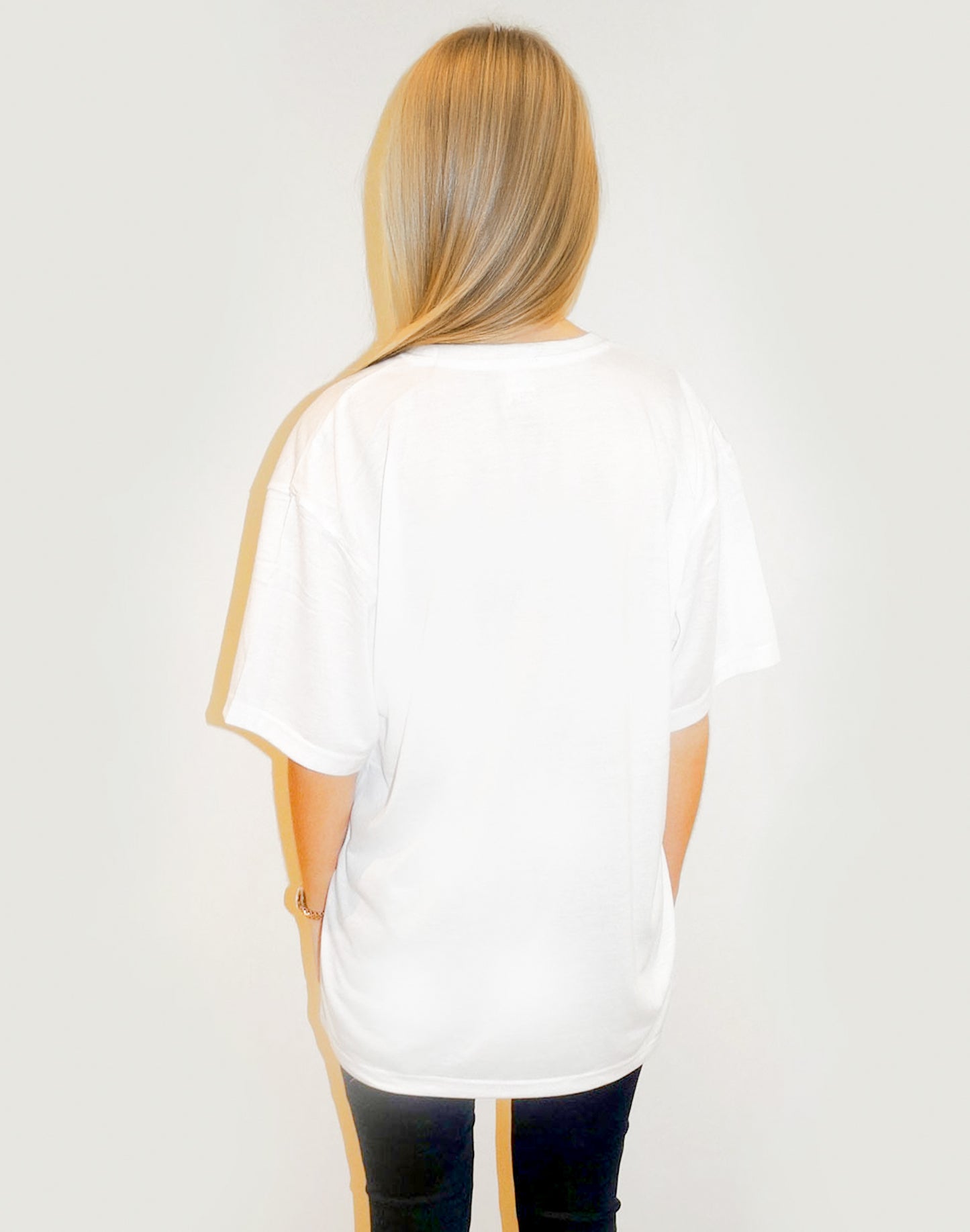 Pink Leopard Wild Drip Tshirt In White
