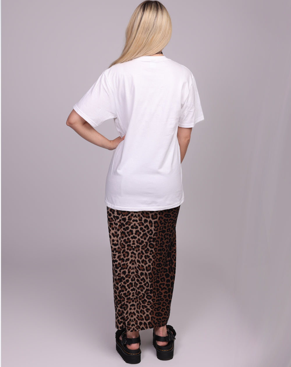 Iconic Instinct Drip Tshirt In White