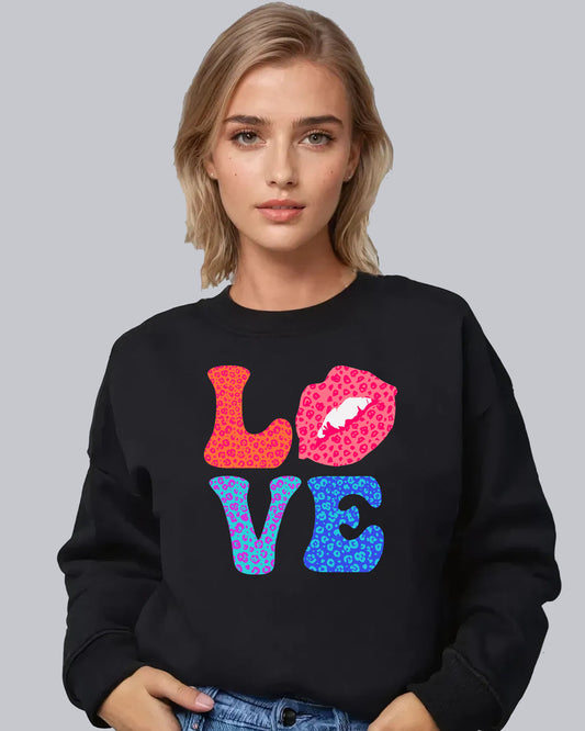 A Fierce Leopard Romance Sweatshirt