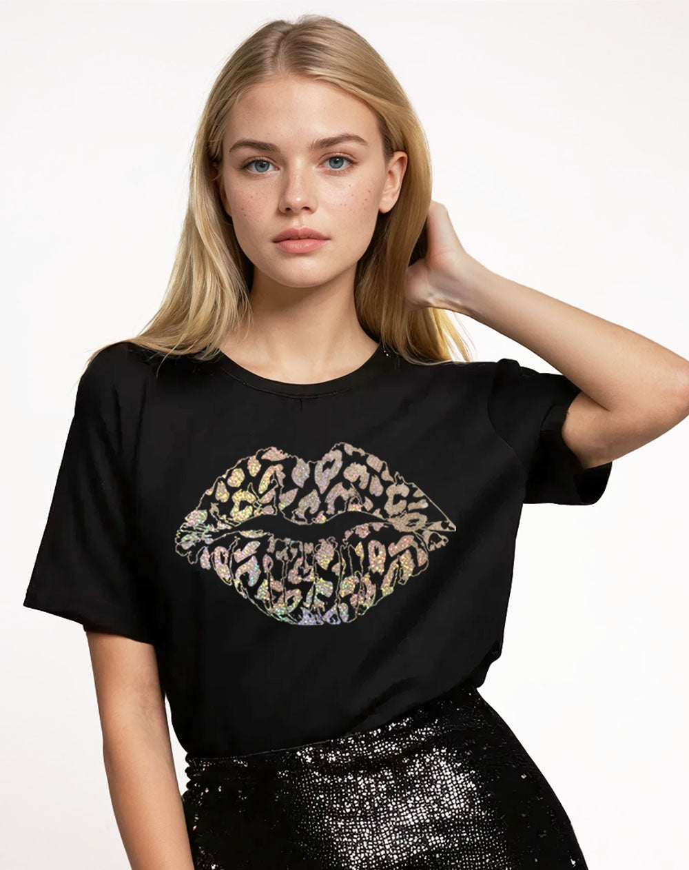 Gold Leopard Luxe Tshirt