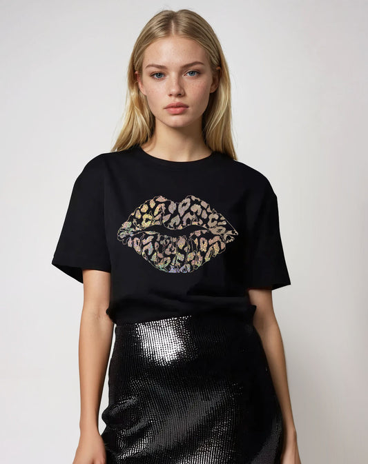 Gold Leopard Luxe Tshirt