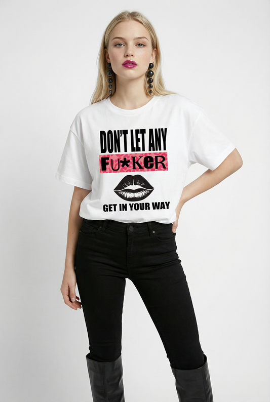 Savage No One in My Way T-Shirt in White