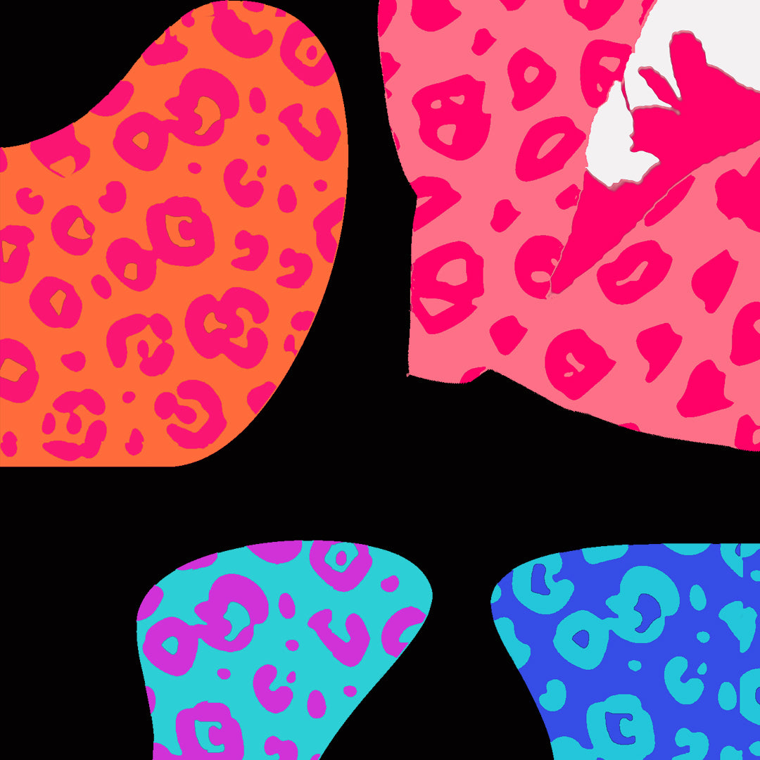A Fierce Leopard Romance Tshirt In Black