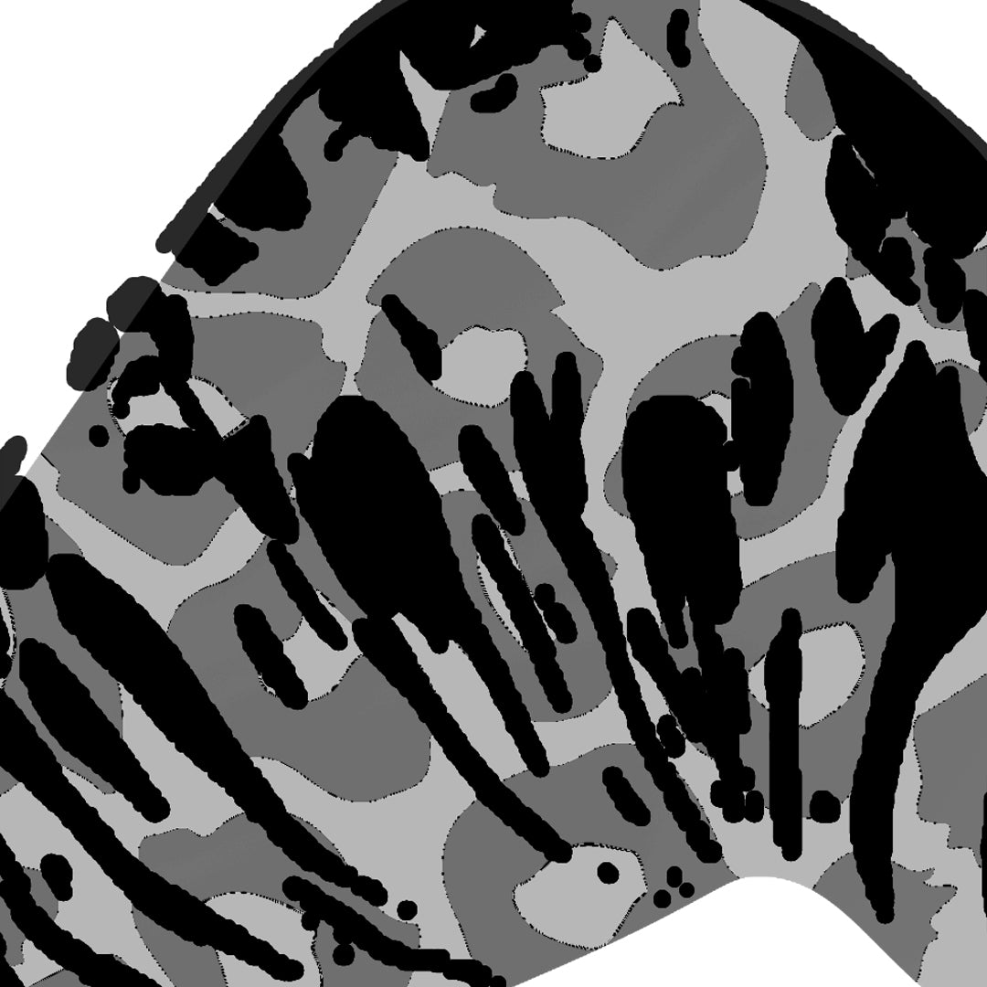 Black Leopard Wild Drip Tshirt In White