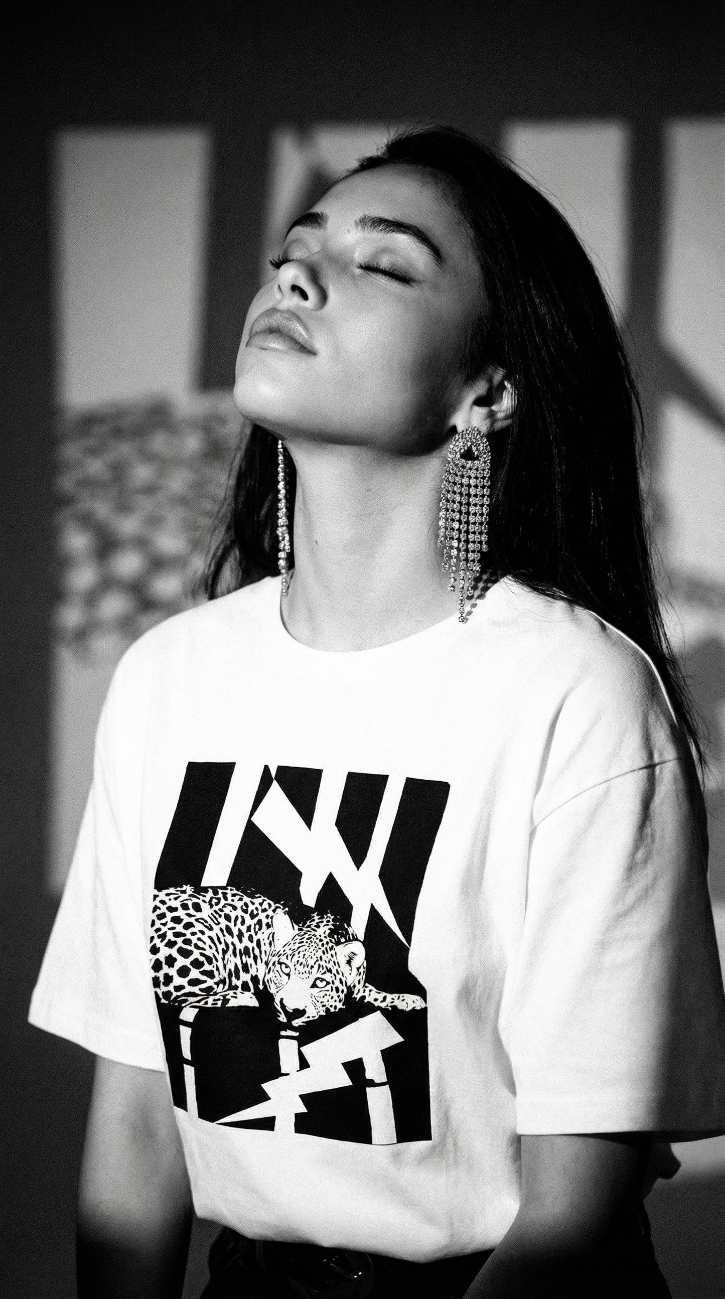 Voltage Leopard Tshirt in White