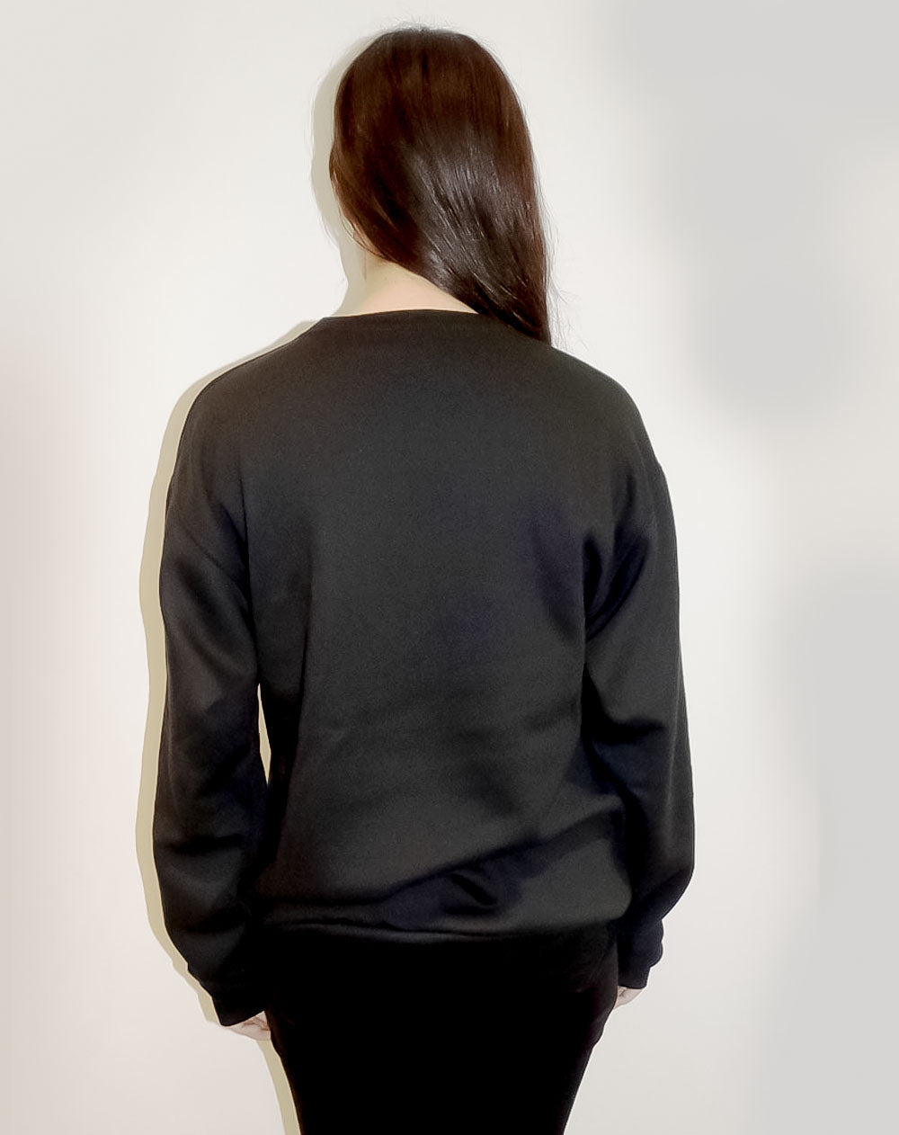 Black And Pink Leopard Star Sweatshirt In Black