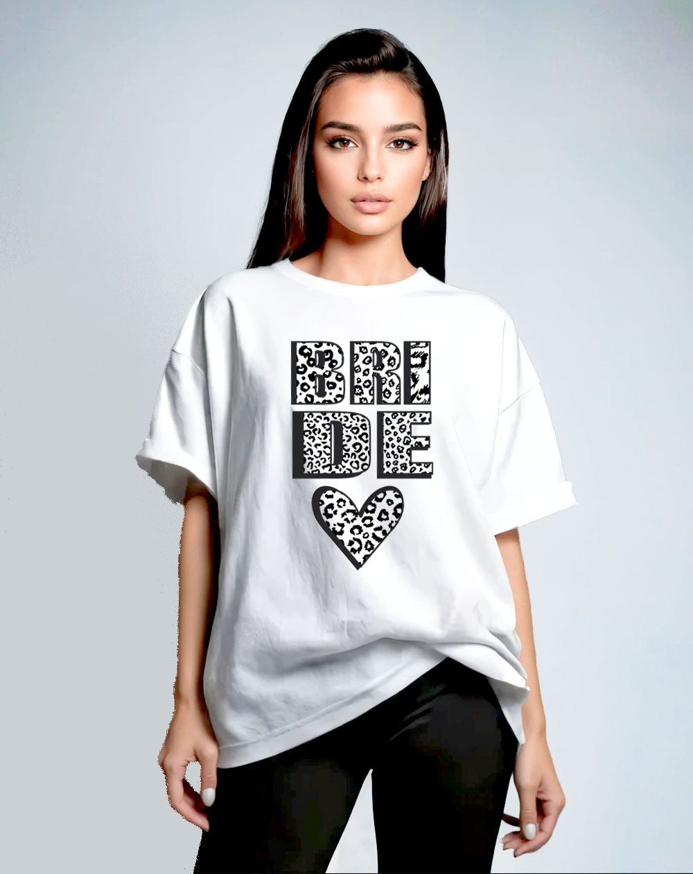 Happily Ever Wild Bride T-Shirt In White