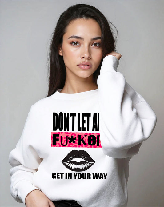 Savage No One in My Way Sweatshirt in White