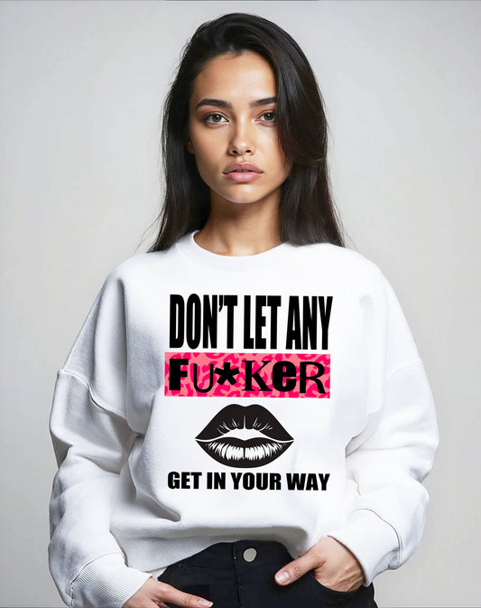 Savage No One in My Way Sweatshirt in White