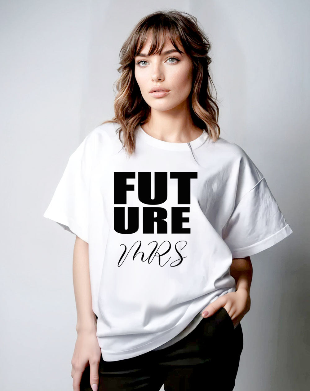 Future Mrs Tshirt In White