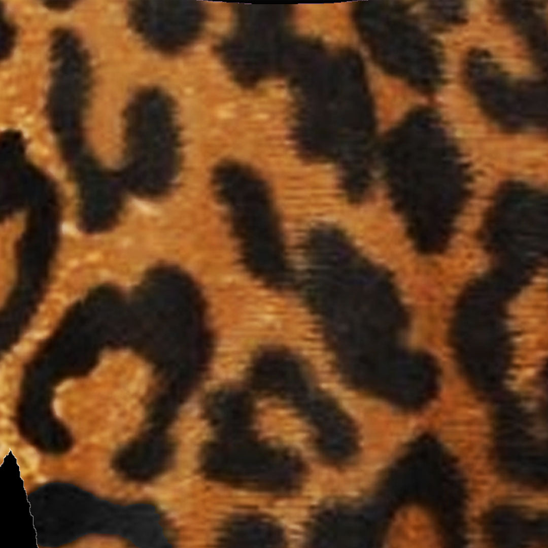 Leopard Print Drip Lip TShirt In White