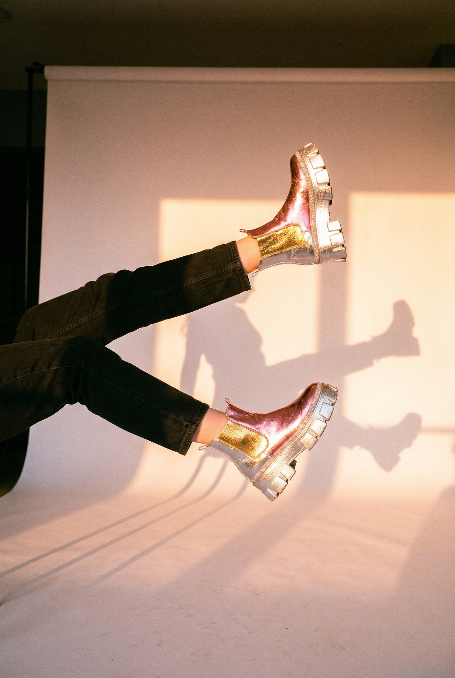 Metallic Chelsea Boot