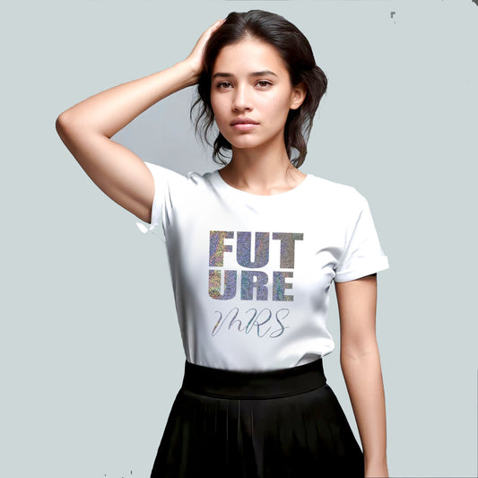 Future Mrs Tshirt In White