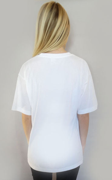 Leopard Heart Tshirt in White