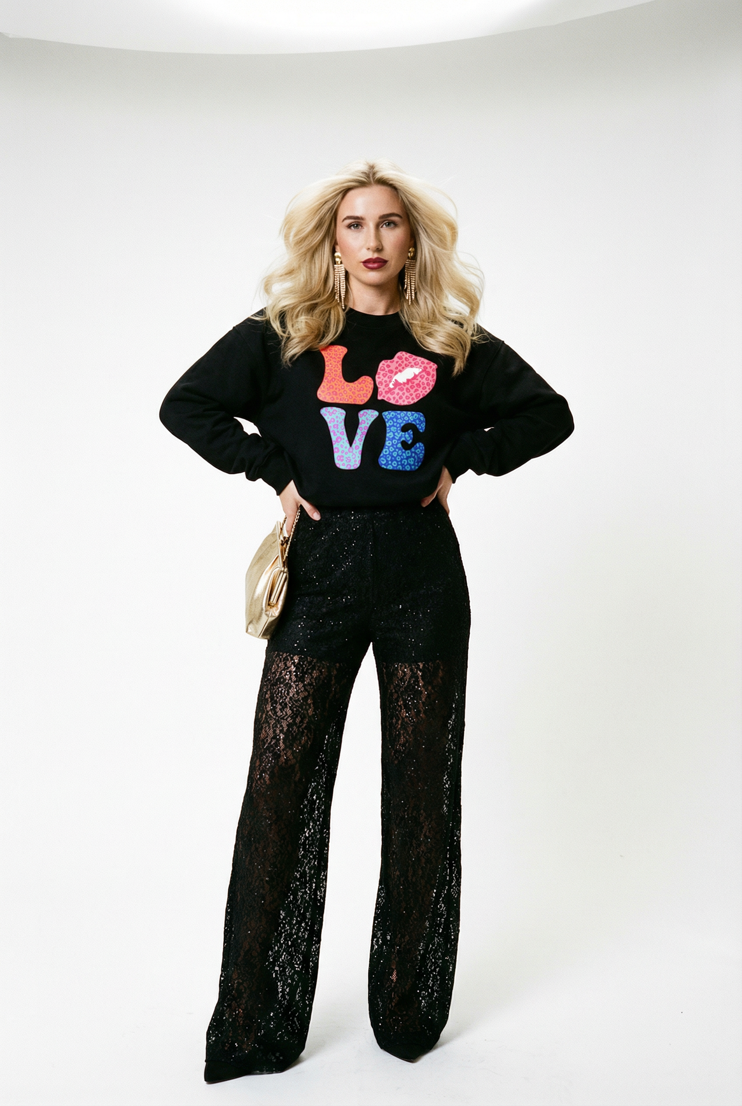 A Fierce Leopard Romance Sweatshirt