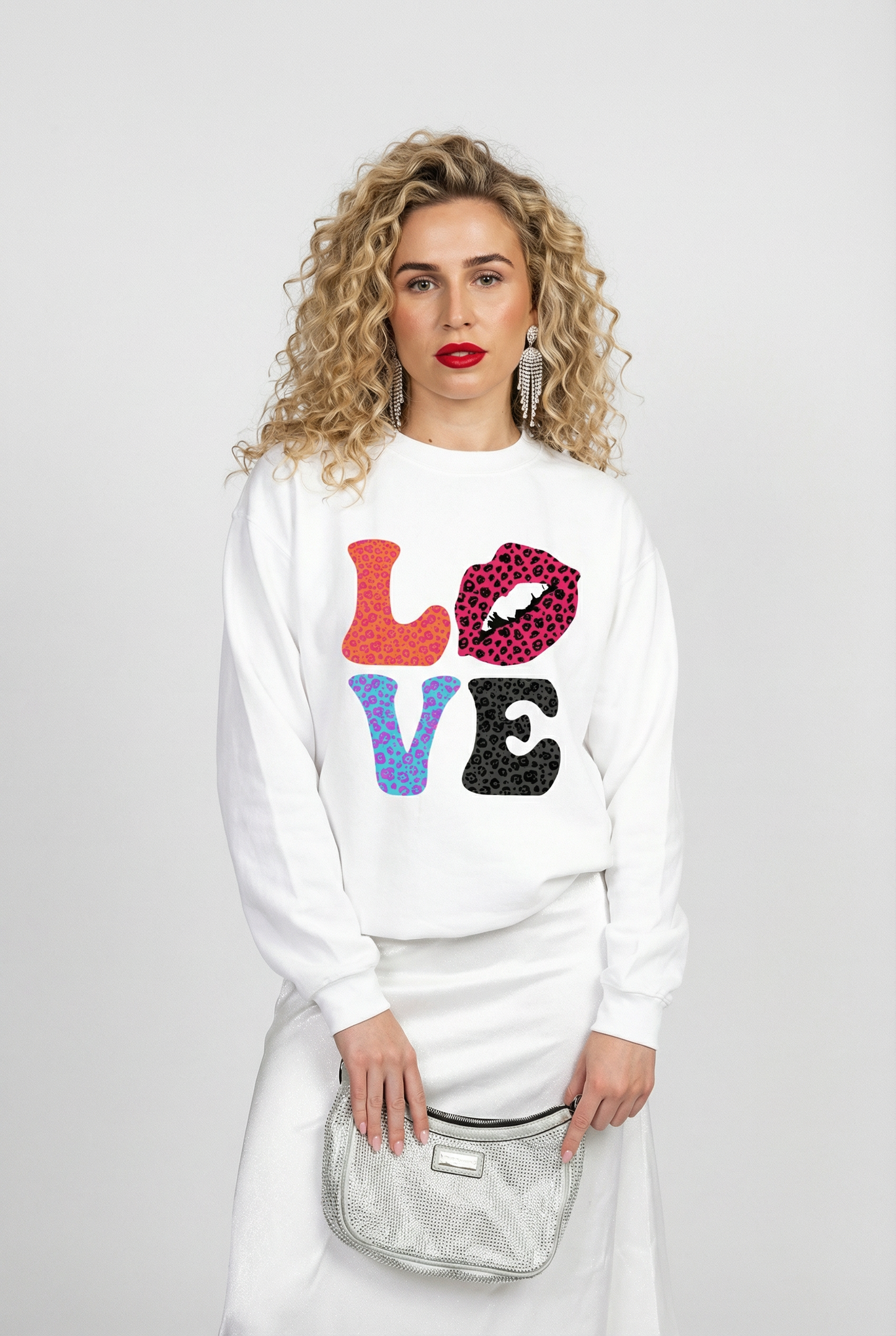 A Fierce Leopard Romance Sweatshirt