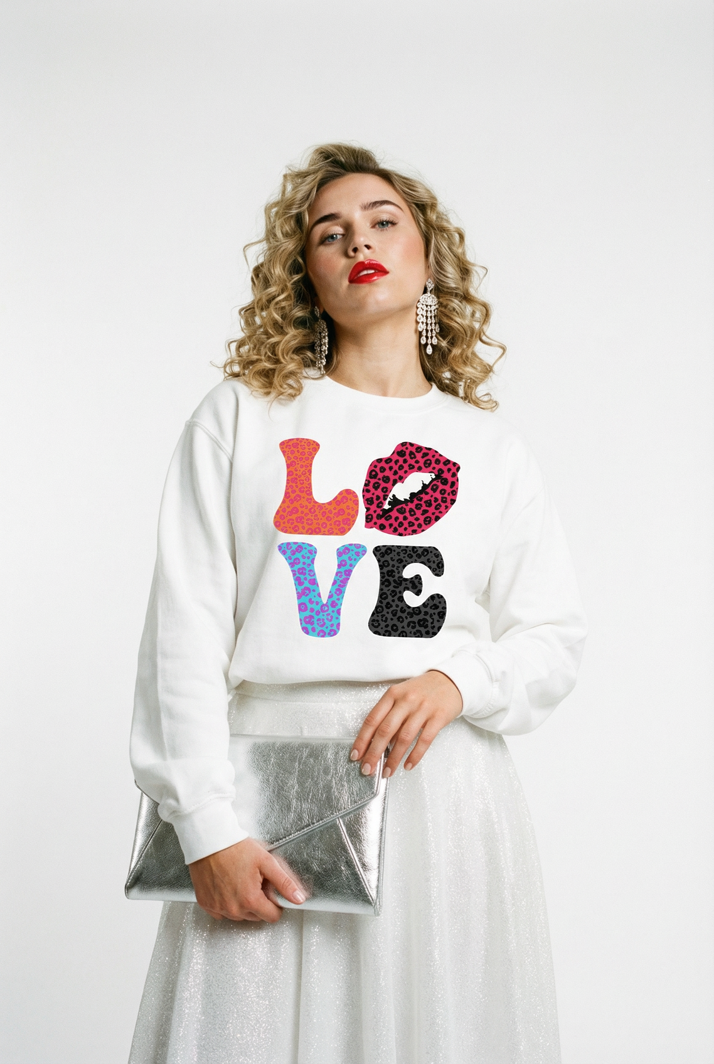 A Fierce Leopard Romance Sweatshirt