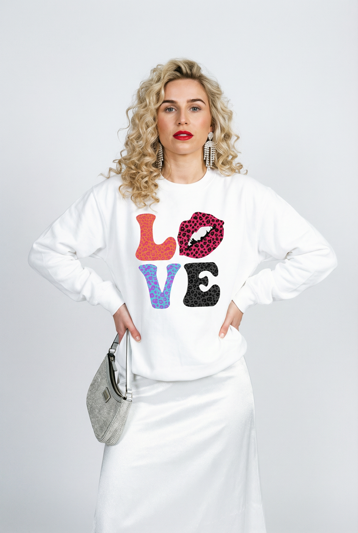 A Fierce Leopard Romance Sweatshirt