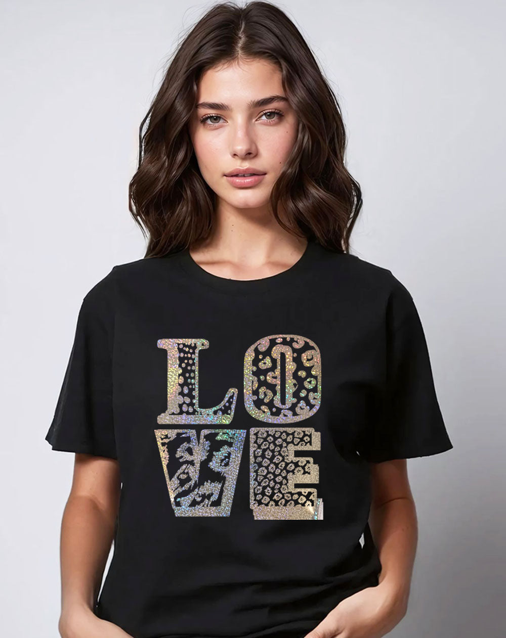 Love Safari Graphic Tshirt In Black