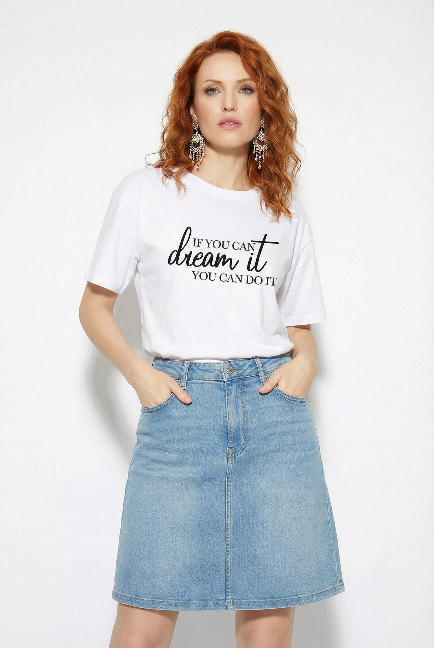 If You Can Dream It You Can Do It Tshirt In White
