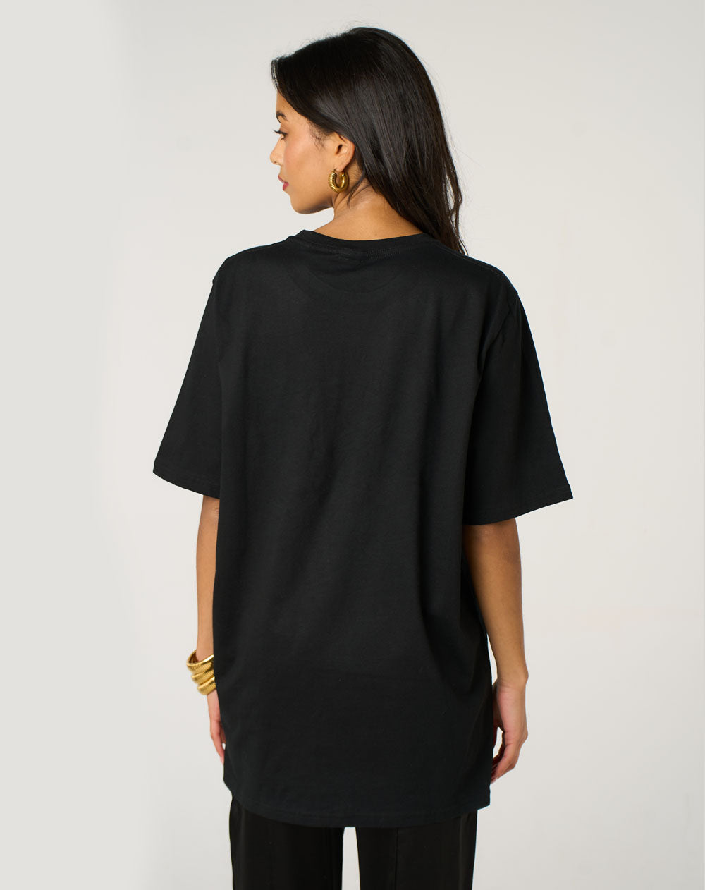 Mosaic Leopard Tiger Tee In Black