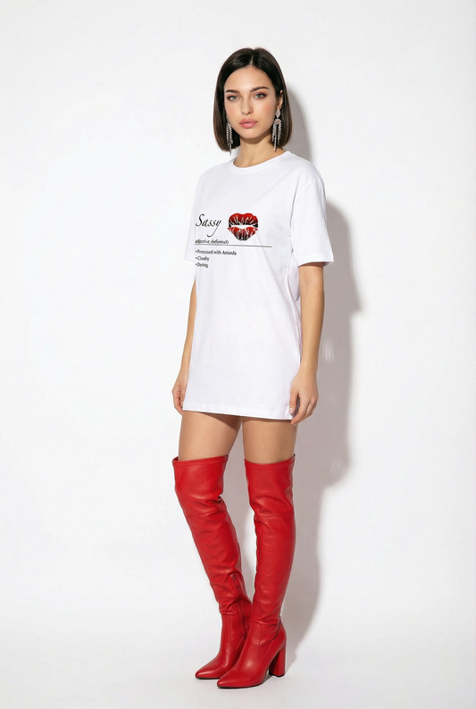 Sassy Definition oversize Tshirt