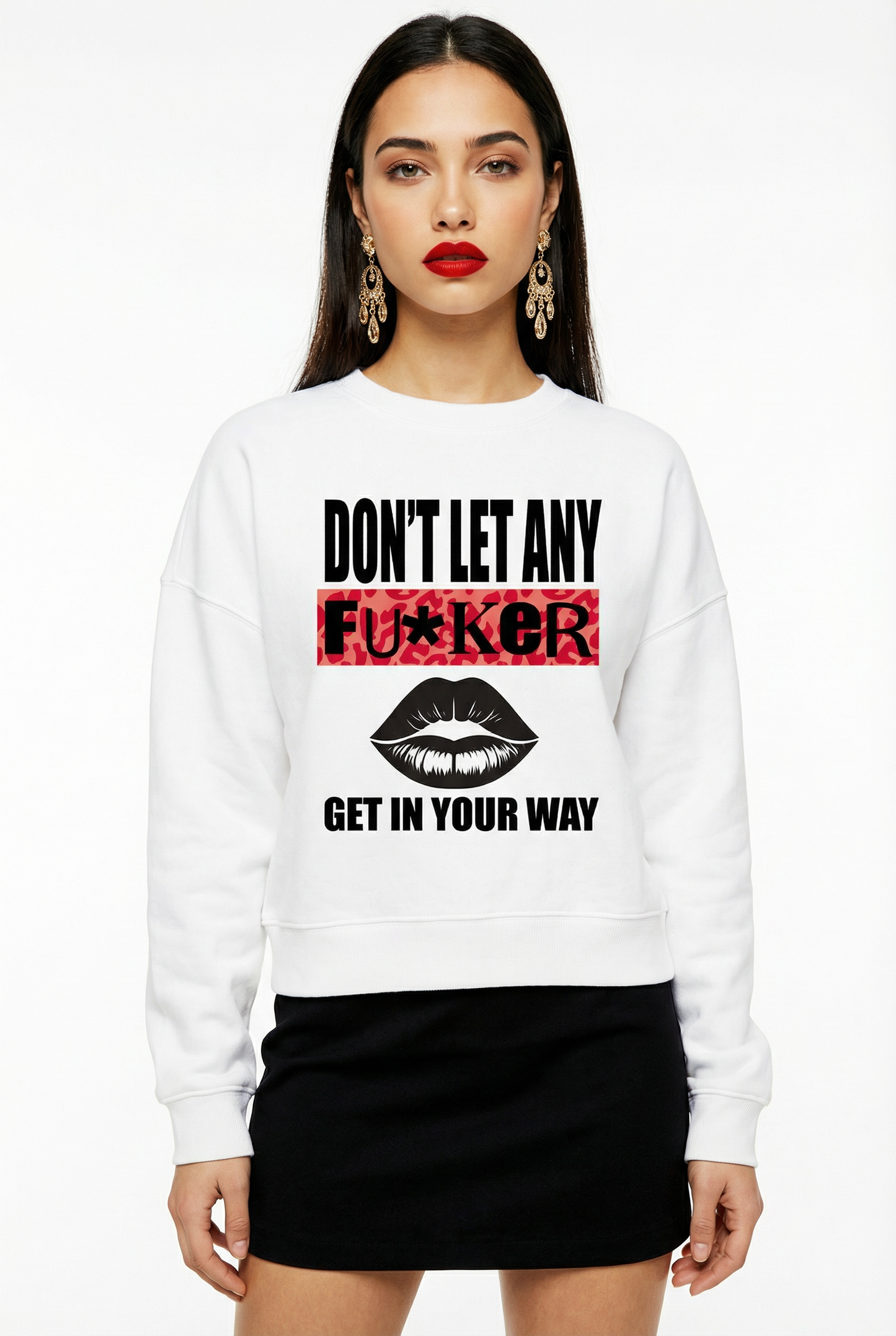 Savage No One in My Way Sweatshirt in White