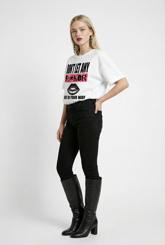 Savage No One in My Way T-Shirt in White