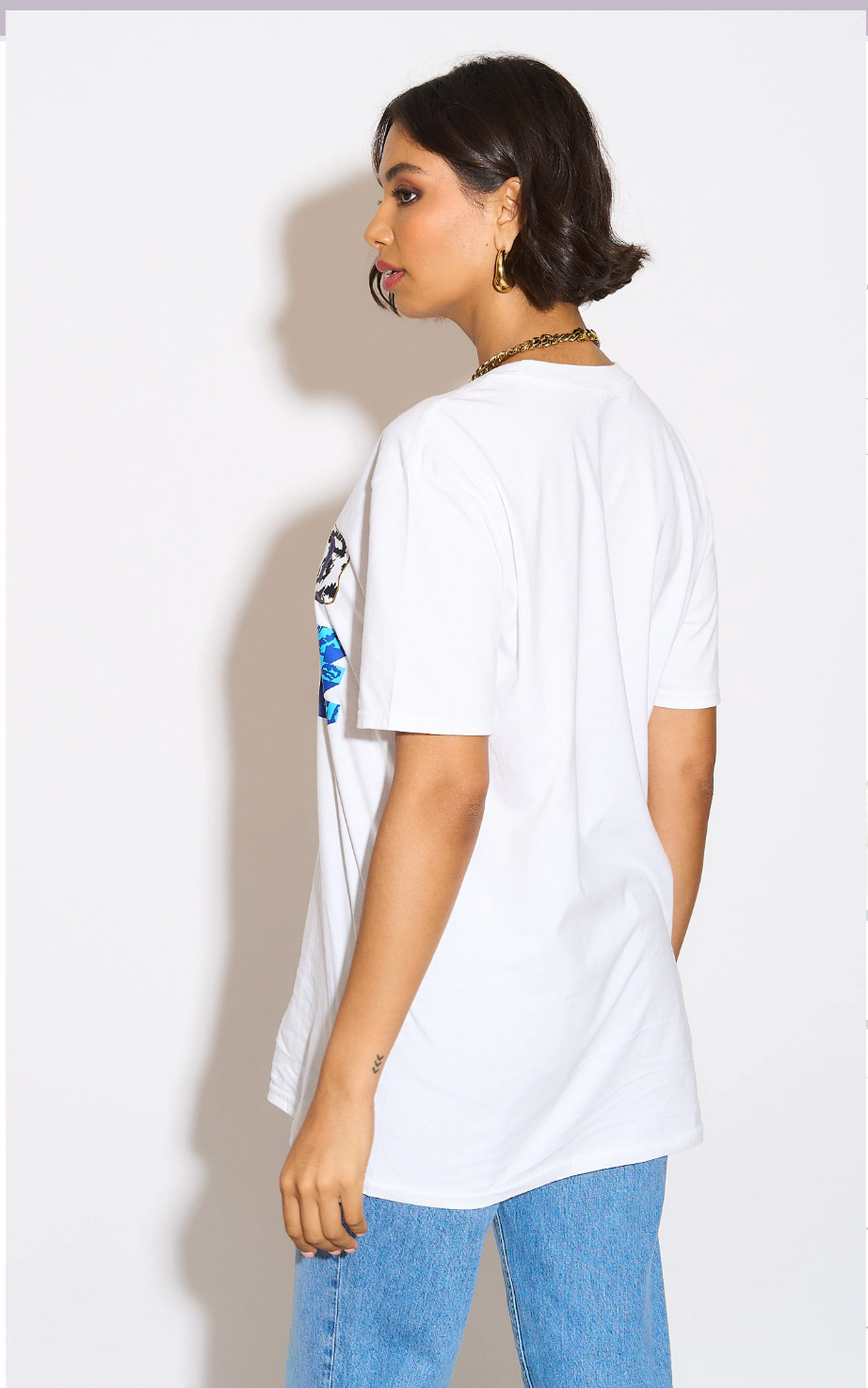 Neon Jungle Good Life Tshirt In White