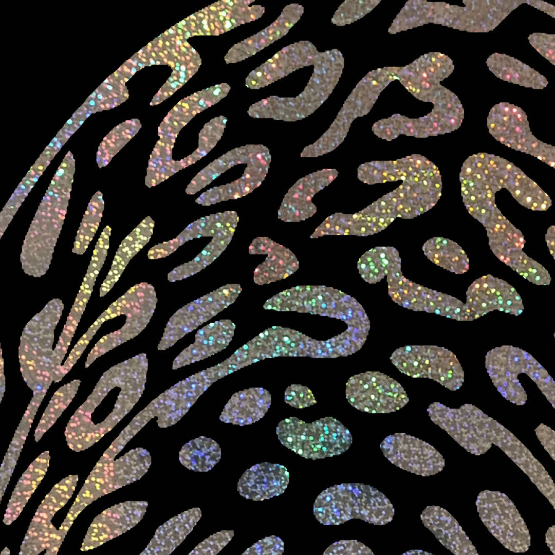 Gold Take the Leap Leopard jumper  in Black