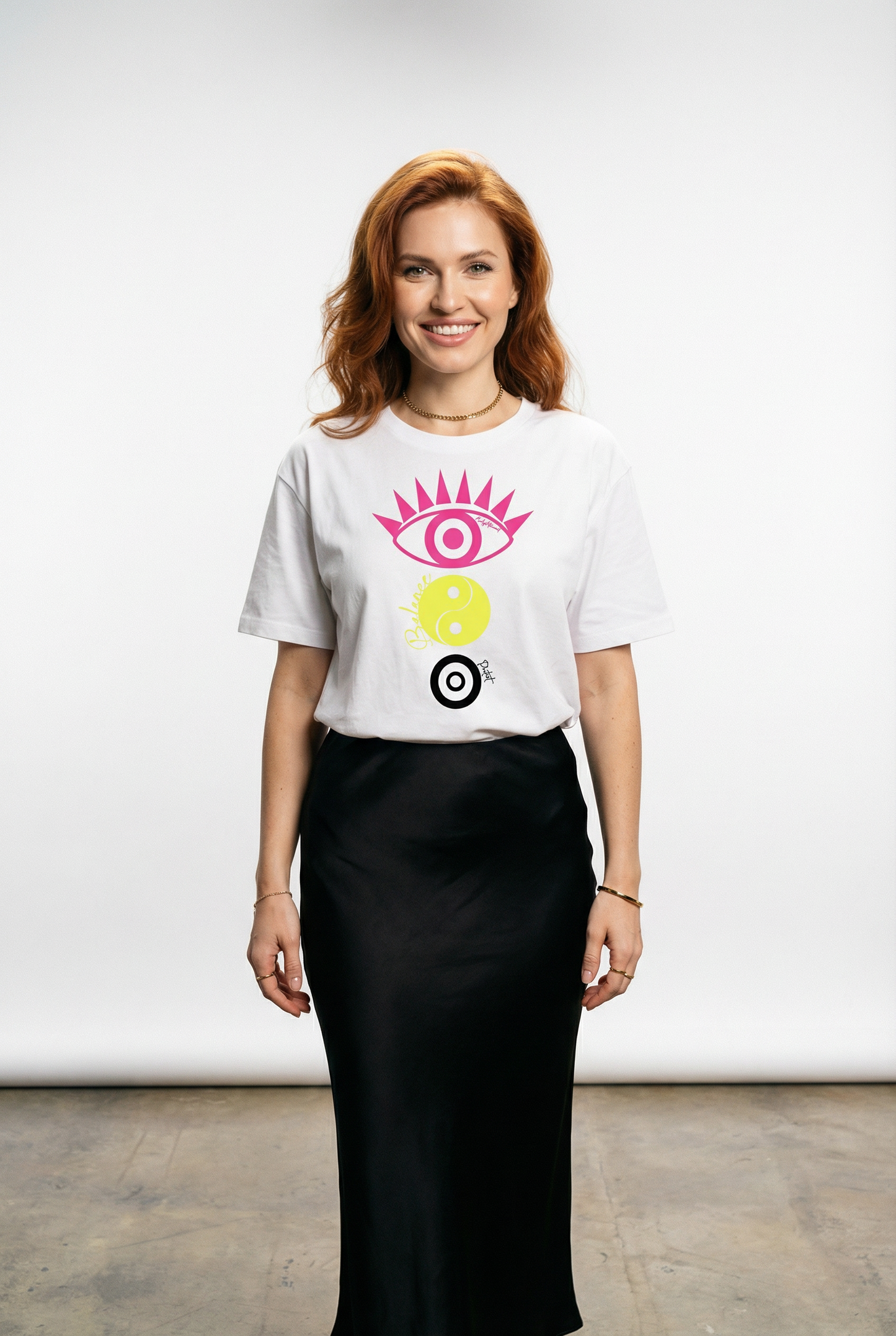 Visionary Neon Guardian Tshirt In White