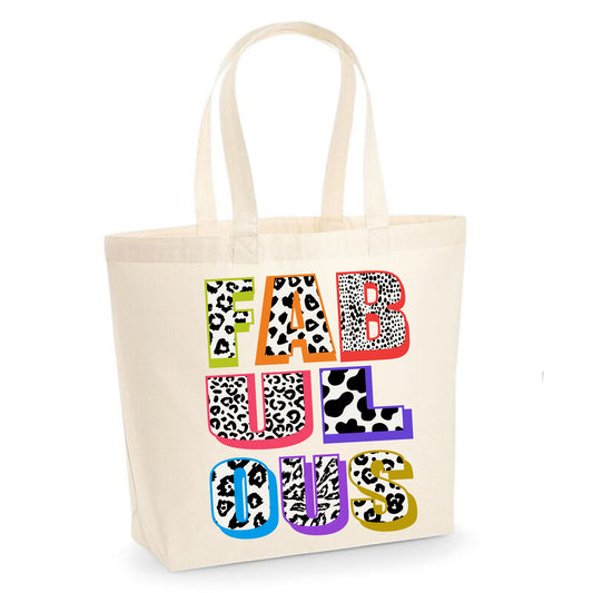 Fabulous Neon Tote Bag In Black