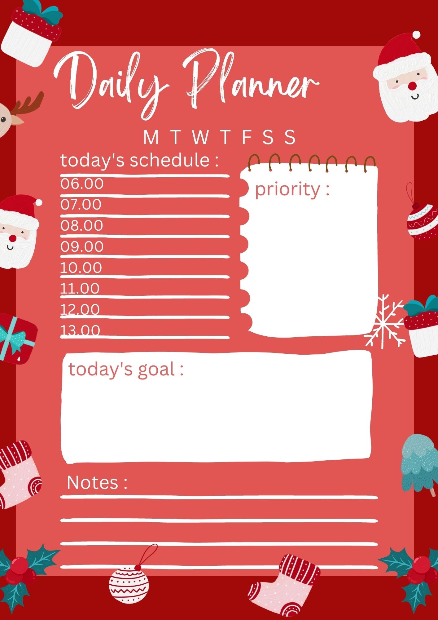 Digital Christmas Planner