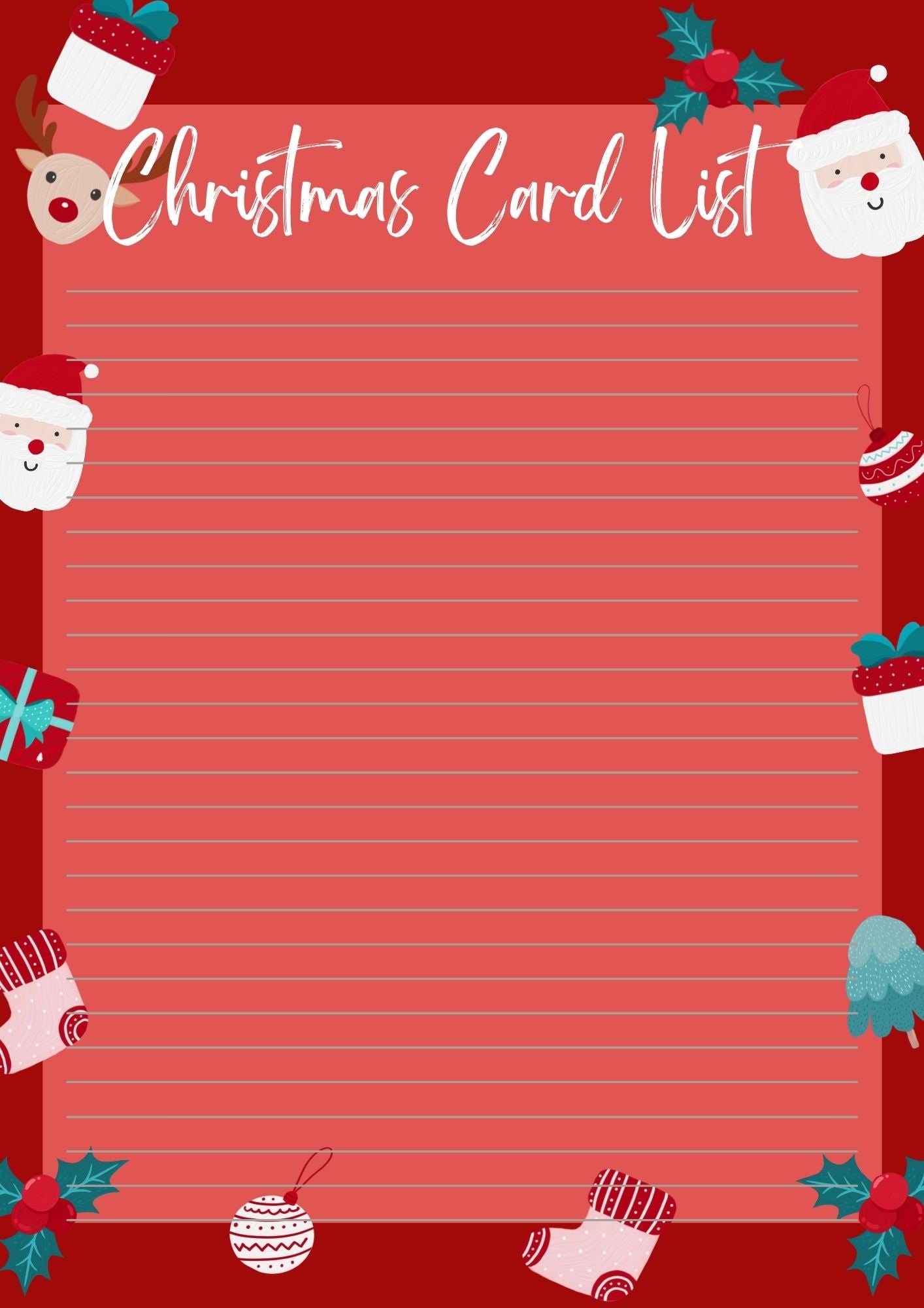 Digital Christmas Planner