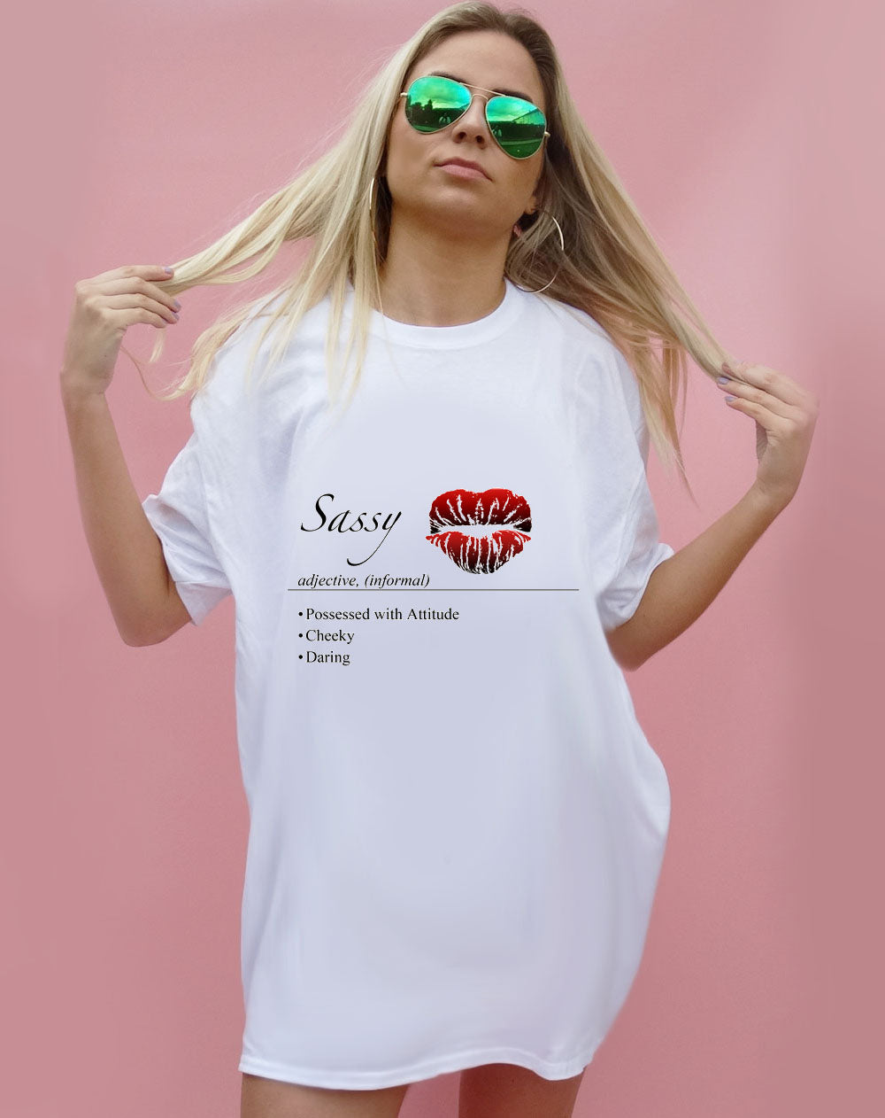 Sassy Definition oversize Tshirt