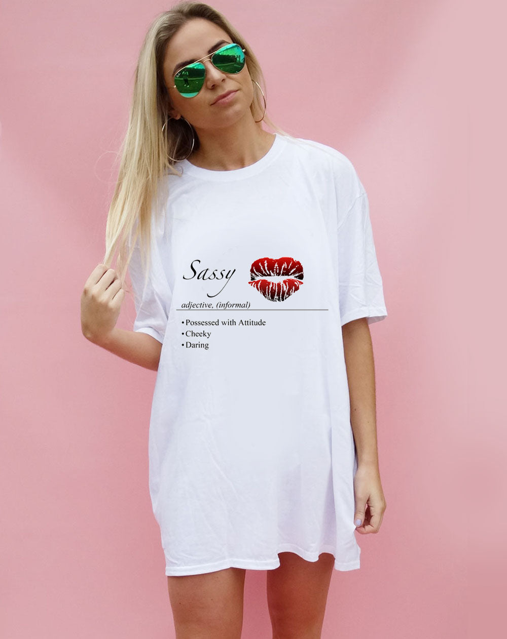 Sassy Definition oversize Tshirt