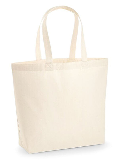 Bride Black Text tote bag in cream