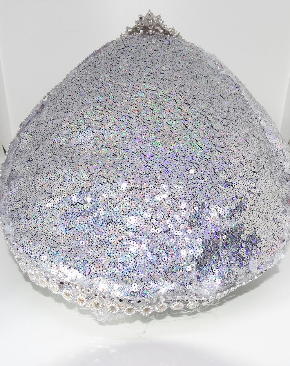 Personalised Silver Holographic Bridal Hen Festival Hat