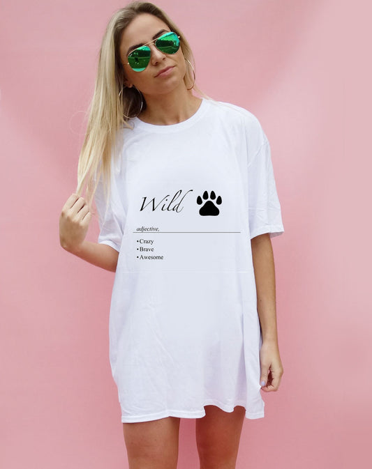 Wild Definition oversize Tshirt