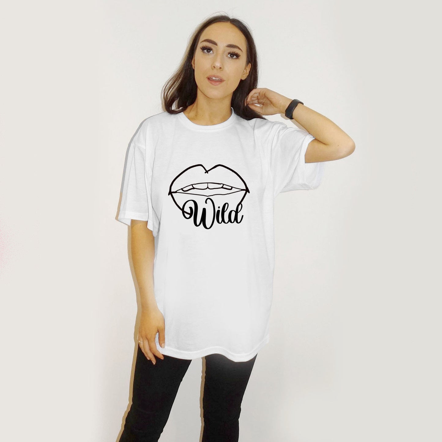 Wild Lip Tshirt In White